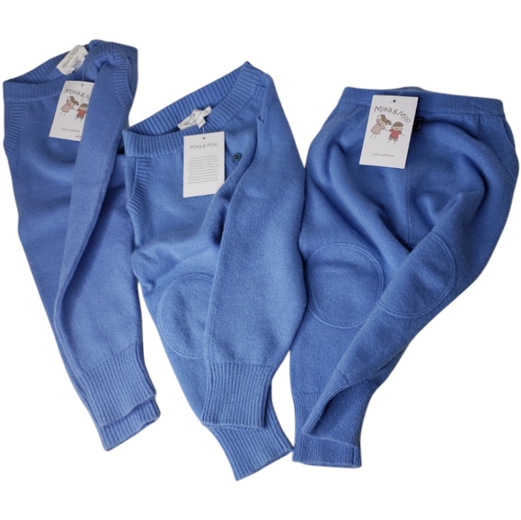 Rainbow Butt Britches Mongolian Cashmere Mika & Milo Leggings  Quiet Luxury Pant - Picture 5 of 16